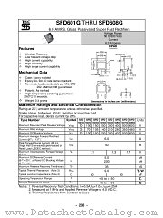SFD602G datasheet pdf Taiwan Semiconductor