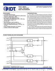 IDT74FCT16260ETPA datasheet pdf IDT