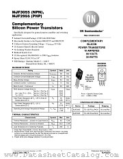 MJF3055 datasheet pdf ON Semiconductor