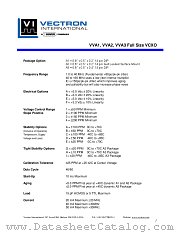 VVA1 datasheet pdf Vectron