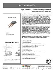 A1374EKB-T datasheet pdf Allegro MicroSystems