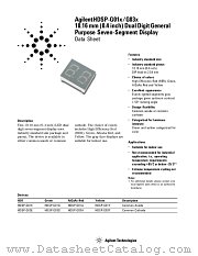 HDSP-G01E datasheet pdf Agilent (Hewlett-Packard)