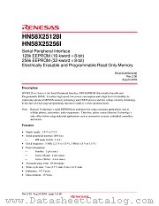 HN58X25256TIE datasheet pdf Renesas
