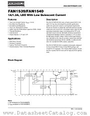 FAN1539 datasheet pdf Fairchild Semiconductor