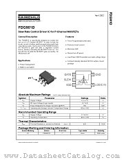 FDG901D_NL datasheet pdf Fairchild Semiconductor