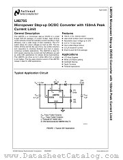 LM2705 datasheet pdf National Semiconductor