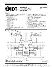 IDT7008L25G datasheet pdf IDT