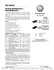 MC14067BDWR2 datasheet pdf ON Semiconductor