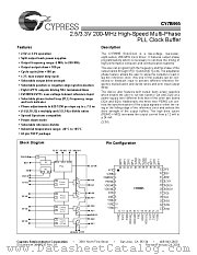 CY7B995 datasheet pdf Cypress