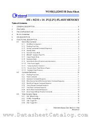 W19B320ST datasheet pdf Winbond Electronics