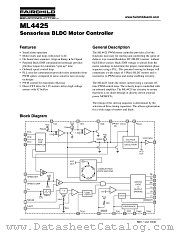 ML4425CS datasheet pdf Fairchild Semiconductor