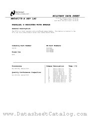 5962-8855501EA(54F378DMQB) datasheet pdf National Semiconductor