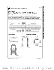 54F374DMQB datasheet pdf National Semiconductor