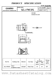 KL170UDX datasheet pdf Cosmo Electronics