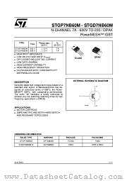 STGP7NB60M datasheet pdf ST Microelectronics