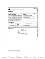 5962-87629012A(54FCT245LMQB) datasheet pdf National Semiconductor
