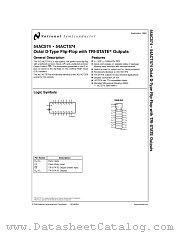 JM54AC574BRA datasheet pdf National Semiconductor