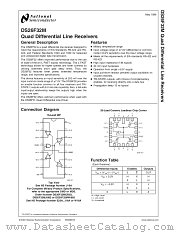 DS26F32 MD8 datasheet pdf National Semiconductor