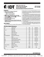 IDT71V67603S133BQI datasheet pdf IDT