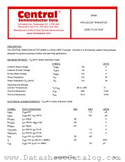 2N696 datasheet pdf Central Semiconductor