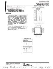 SNJ54F241W datasheet pdf Texas Instruments