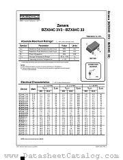 BZX84C6V2_D87Z datasheet pdf Fairchild Semiconductor