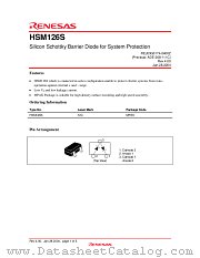 HSM126S datasheet pdf Renesas
