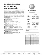MC10EL31DT datasheet pdf ON Semiconductor