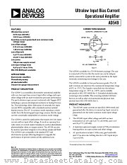 AD549JH/+ datasheet pdf Analog Devices
