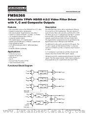 FMS6366MSA28_NL datasheet pdf Fairchild Semiconductor
