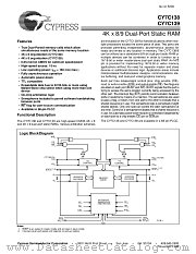 CY7C138-35JC datasheet pdf Cypress