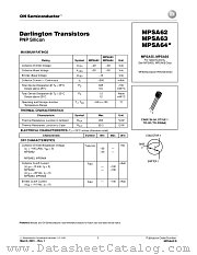 MPSA63ZL1 datasheet pdf ON Semiconductor