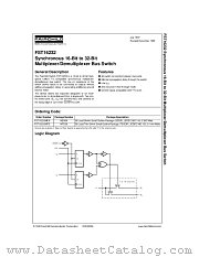 FST16232MEAX datasheet pdf Fairchild Semiconductor