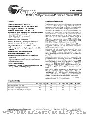 CY7C1347D-250AC datasheet pdf Cypress