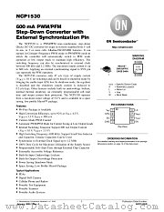 NCP1530 datasheet pdf ON Semiconductor
