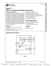 LM5107 datasheet pdf National Semiconductor