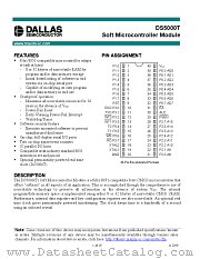 DS5000 datasheet pdf MAXIM - Dallas Semiconductor