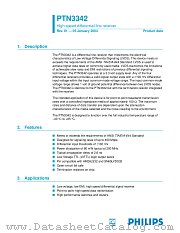 PTN3342 datasheet pdf Philips