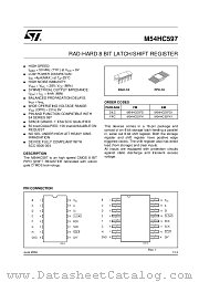 M54HC597 datasheet pdf ST Microelectronics
