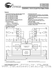 CY7C027-20AC datasheet pdf Cypress