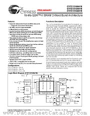 CY7C1310AV18-133BZC datasheet pdf Cypress