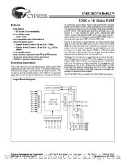 CY62136CV18LL-70BAI datasheet pdf Cypress