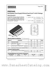 FDQ7244S datasheet pdf Fairchild Semiconductor