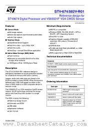 STV-674/502V-R01 datasheet pdf ST Microelectronics