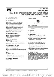STA2056 datasheet pdf ST Microelectronics