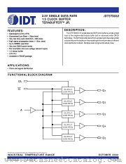IDT5T9050PGI datasheet pdf IDT