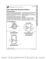 LM107 MW8 datasheet pdf National Semiconductor