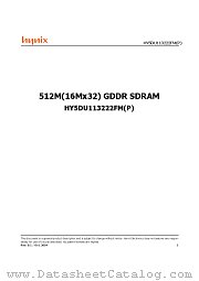 HY5DU113222FM(P)-22 datasheet pdf Hynix Semiconductor