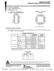 SN74AC00DBR datasheet pdf Texas Instruments