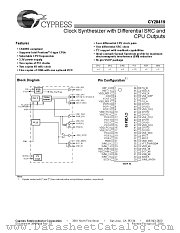 CY28419OC datasheet pdf Cypress